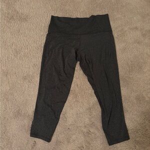 Athleta Charcoal tights - capri